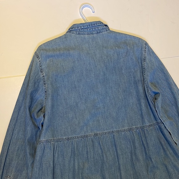 🆕 GAP Blue Jean Denim Dress - Women’s Size XL - Picture 4 of 8